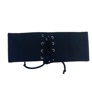 Zara Lace up Wide Stretchy Waist Belt